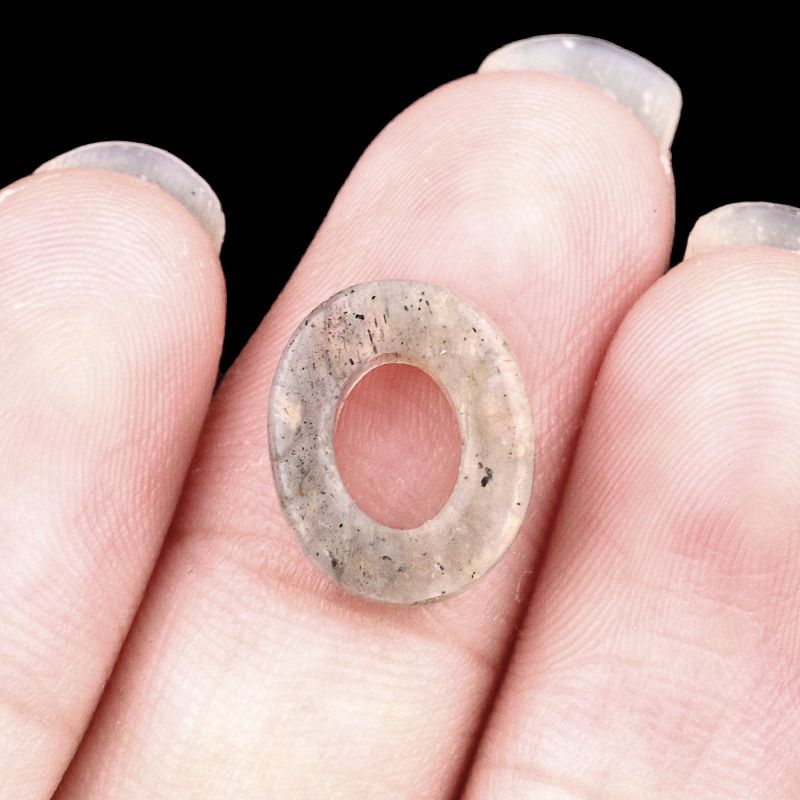 2052-Contas soltas ovais de pedra de cristal natural de ágata de cristal DIY colar pulseira acessórios contas