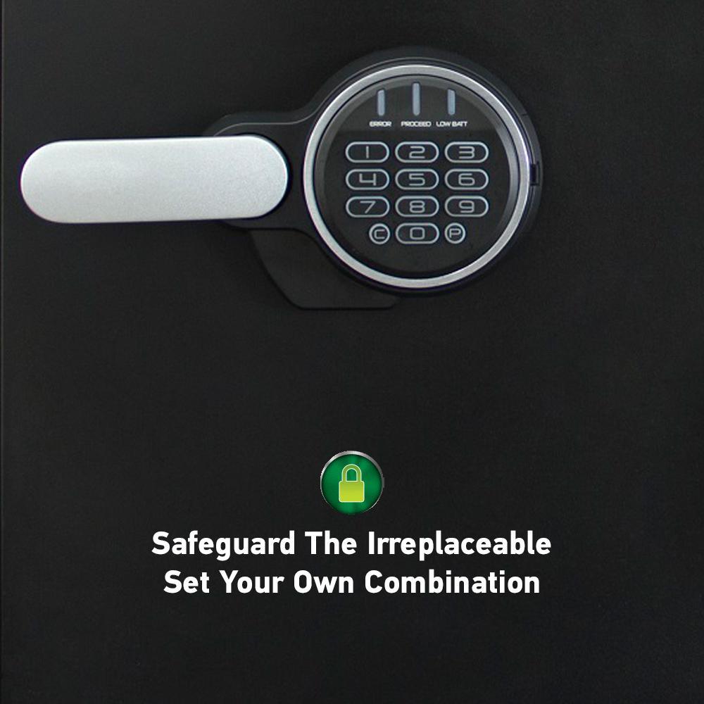 0.8 cu. ft. Fireproof Safe and Waterproof Safe with Digital Keypad