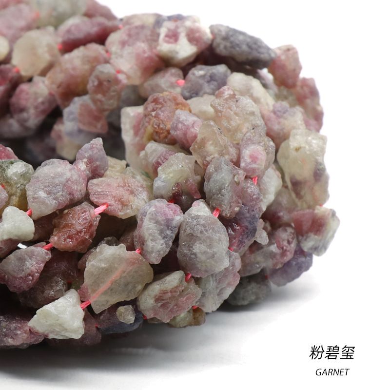 10-12Mm pedra áspera minério de lã pequeno, pó roxo citrino branco cristal azul ouro turmalina minério contas irregulares
