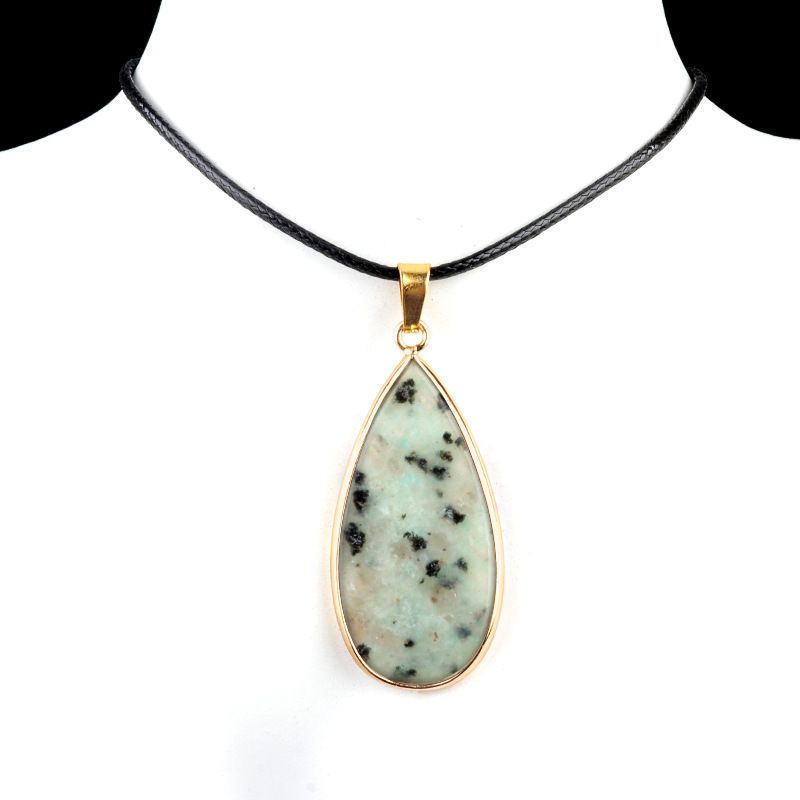 1975-20X40mm pedra de cristal natural ágata dupla plana gota de água em forma de bolsa Phnom Penh brincos DIY decoração pingente