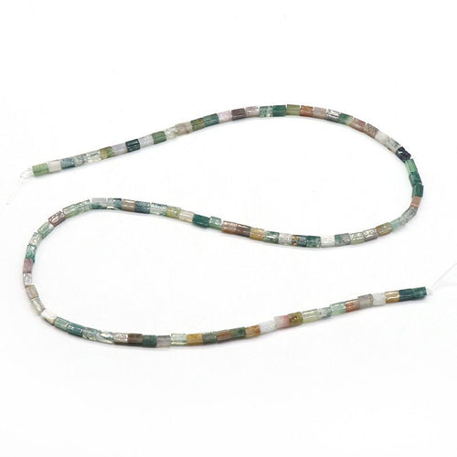 1007 Cristal ágata colorido pedra preciosa 2x3mm retangular frisado DIY frisado pulseira colar jade