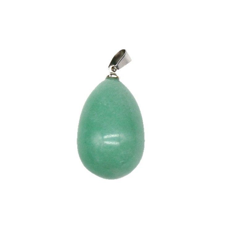 1579-30Mm pingente de ovo, ágata de cristal natural pingente de ovo de pássaro de pedra semipreciosa trabalho em andamento decoração colar DIY