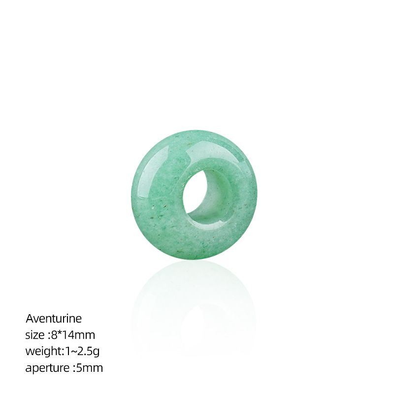 8 * 14Mm grande buraco natural cristal ábaco contas DIY colar colar de roupas de ágata contas soltas contas divisória acessórios de jóias