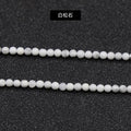 329-Ágata de cristal natural 2mm contas redondas gancho de cabelo material de caminhada pulseira DIY colar acessórios de jóias
