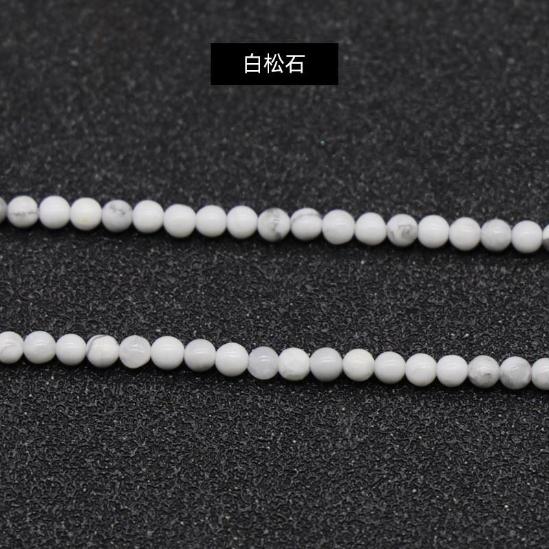 329-Ágata de cristal natural 2mm contas redondas gancho de cabelo material de caminhada pulseira DIY colar acessórios de jóias