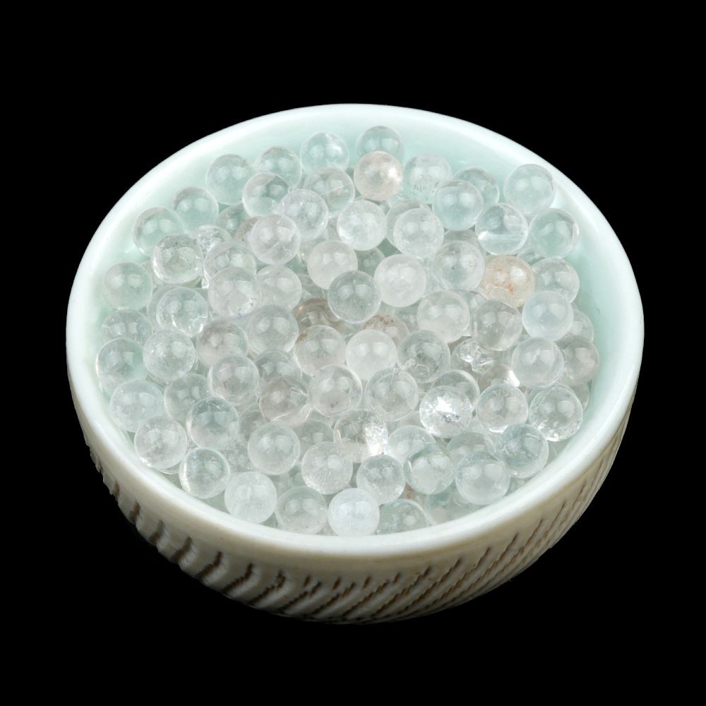 1781-4Mm contas redondas não porosas contas de cristal de pedra natural mini bola, pedra semi-preciosa DIY material de jóias de pedra