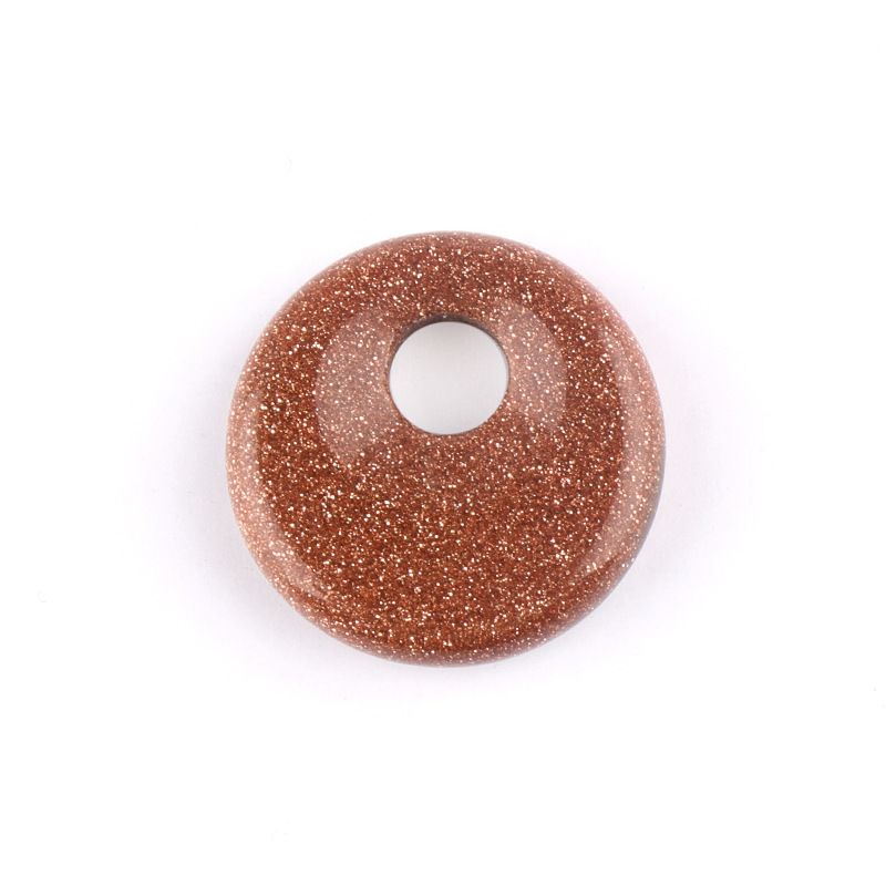 Pingente de fivela de segurança de orifício lateral de ágata de cristal natural de 18mm, colar nostálgico de ametista de orifício lateral de irmão redondo estilo nacional