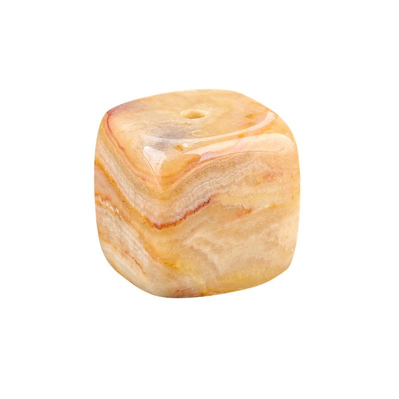 Incenso de cristal natural base plug criativo casa escultura em pedra áspera único buraco quadrado pedra preciosa fio de ágata incenso titular