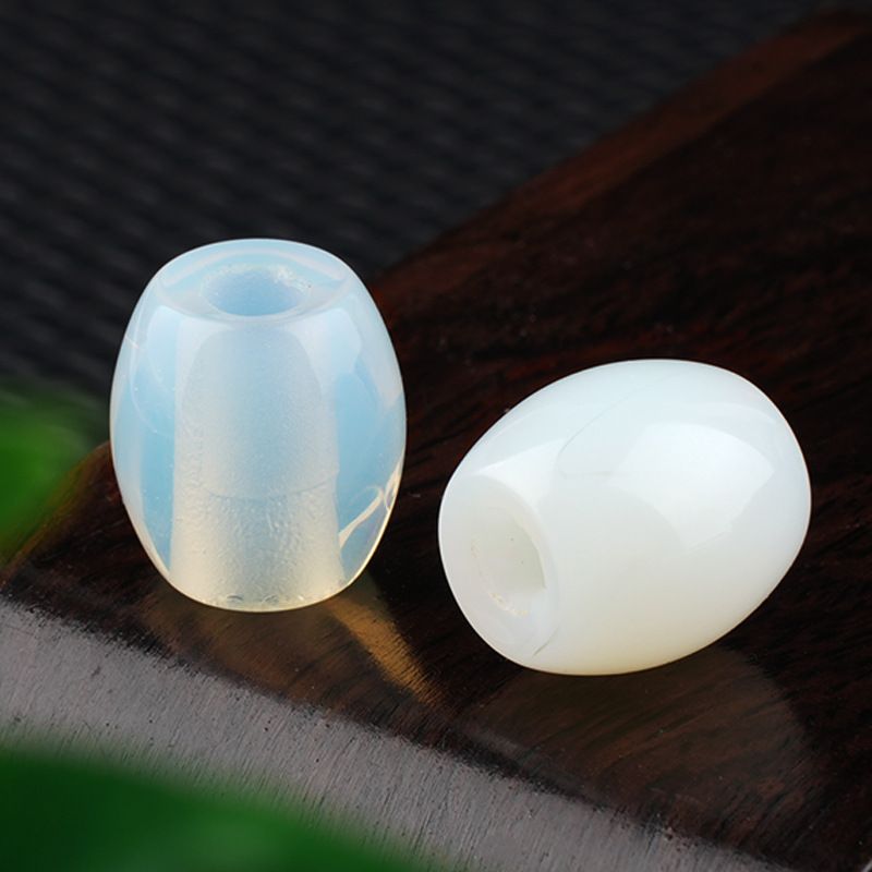 Contas de buraco grande cristal ágata jade balde contas Grande buraco solto contas 16 × 18mm abertura 5mm acessórios de jóias