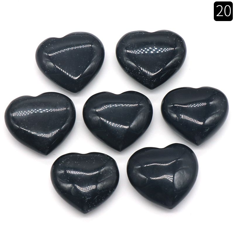 1451 - Pedra de Cristal Natural 20mm Ornamento de Pedra em Forma de Coração Sem Buracos Semi-Precioso Coração de Pêssego Decoração DIY