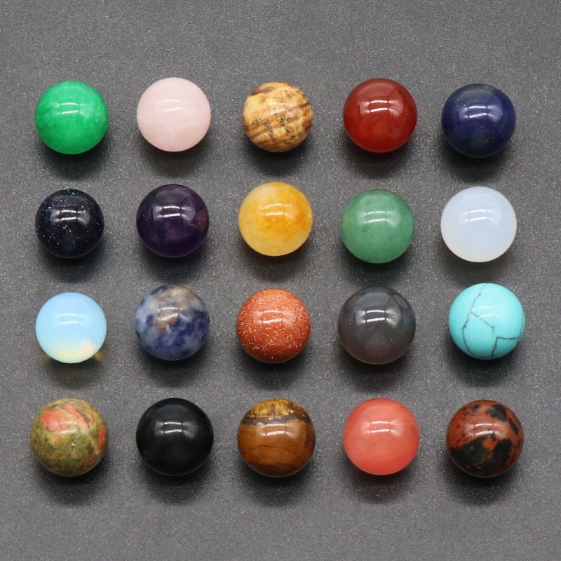 1189-12MM contas redondas contas de cristal de pedra natural não porosa mini bola, pedra semi-preciosa DIY material de jóias de pedra
