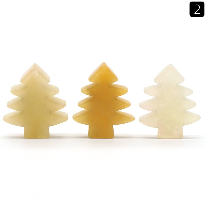 1481-Pedra de cristal natural mini árvore de Natal DIY pinheiro pequena árvore de Natal decoração de Natal pequeno presente