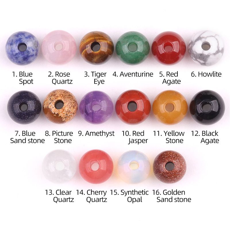 2197-Grânulos de buraco grande Ágata de cristal contas soltas 12mm buraco 3mm grande buraco DIY roupas pedra natural contas soltas acessórios
