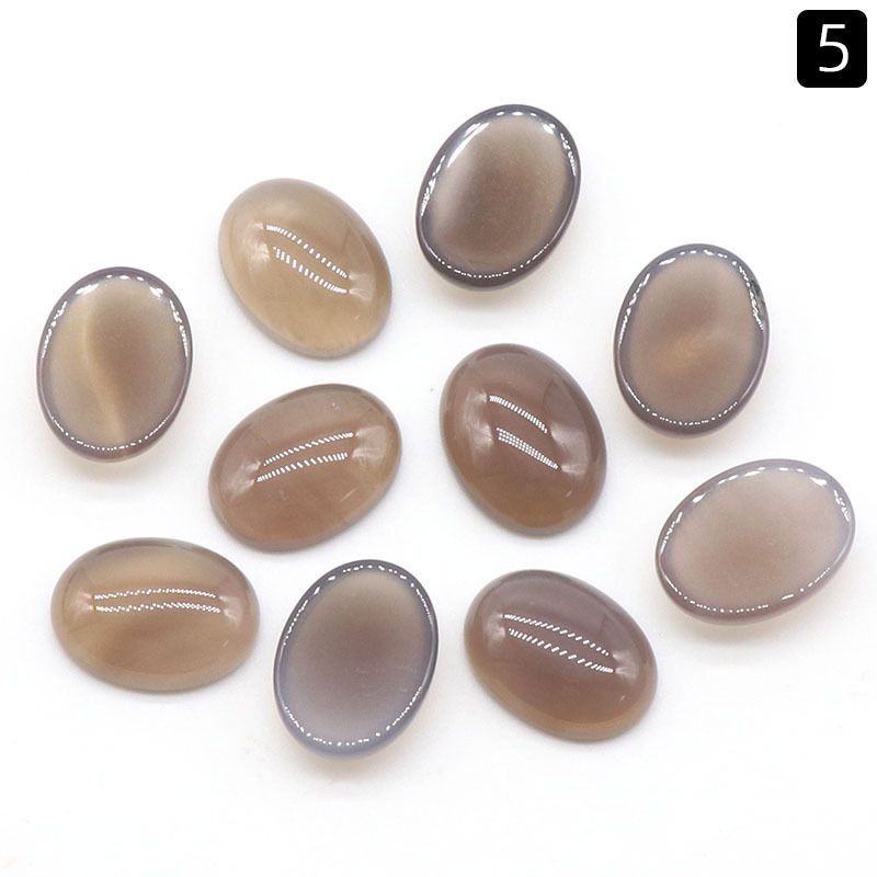 1244-15X20 Superfície de anel em forma de ovo, jóias DIY geométricas de cristal incrustadas com acessórios de pedra solta, cristal de morango.