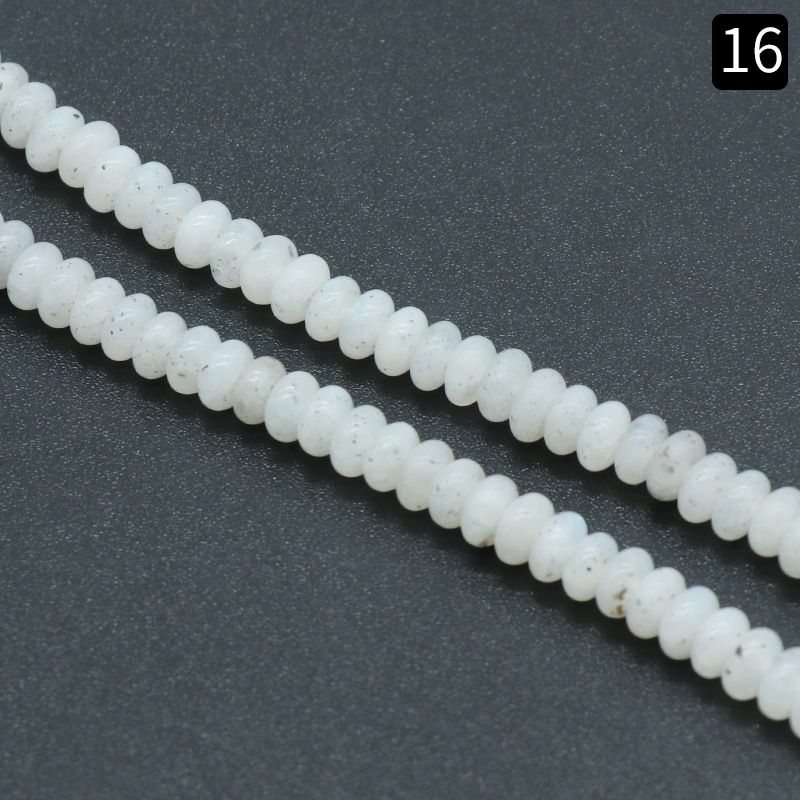 1113-Pedra semipreciosa de ágata de cristal natural 2X4mm ábaco frisado DIY pulseira colar brincos material de jóias