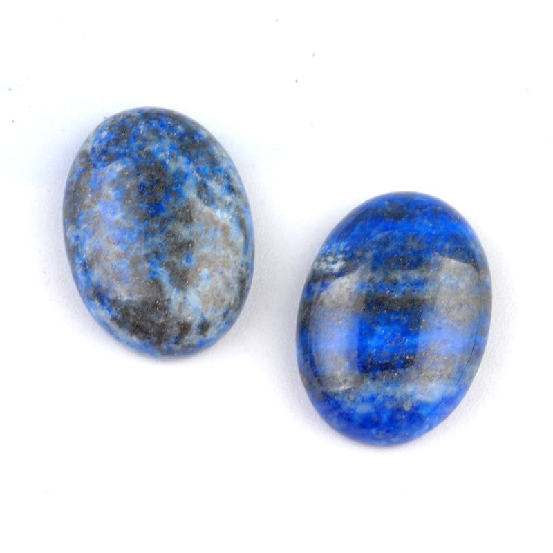 1229-18 × 25 Superfície do anel em forma de ovo Cristal natural único arco geométrico DIY jóias incrustadas com acessórios de pedra solta