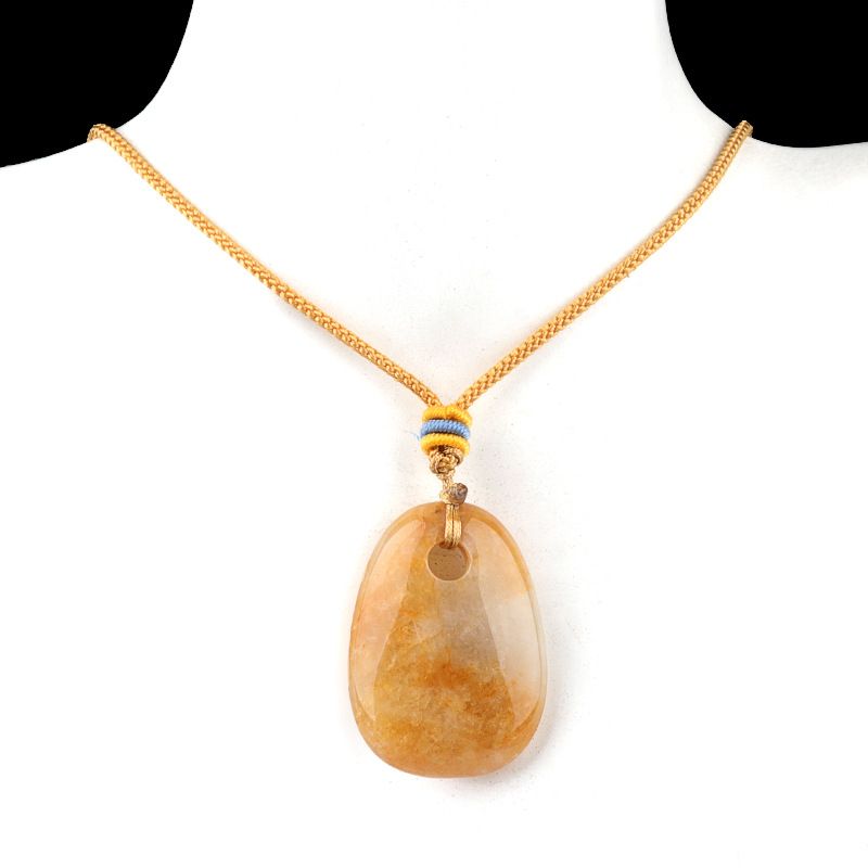 2325-25 × 35mm colar trapezoidal, pedra de cristal natural ágata pingente trapezoidal de grande abertura