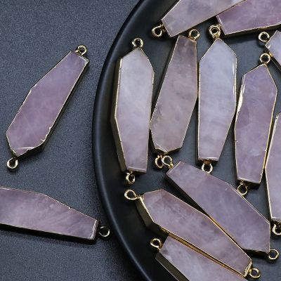 908 Jóias irregulares de cristal em pó, colar de pulseira tecida DIY com pingente binaural de aro longo, estilo étnico