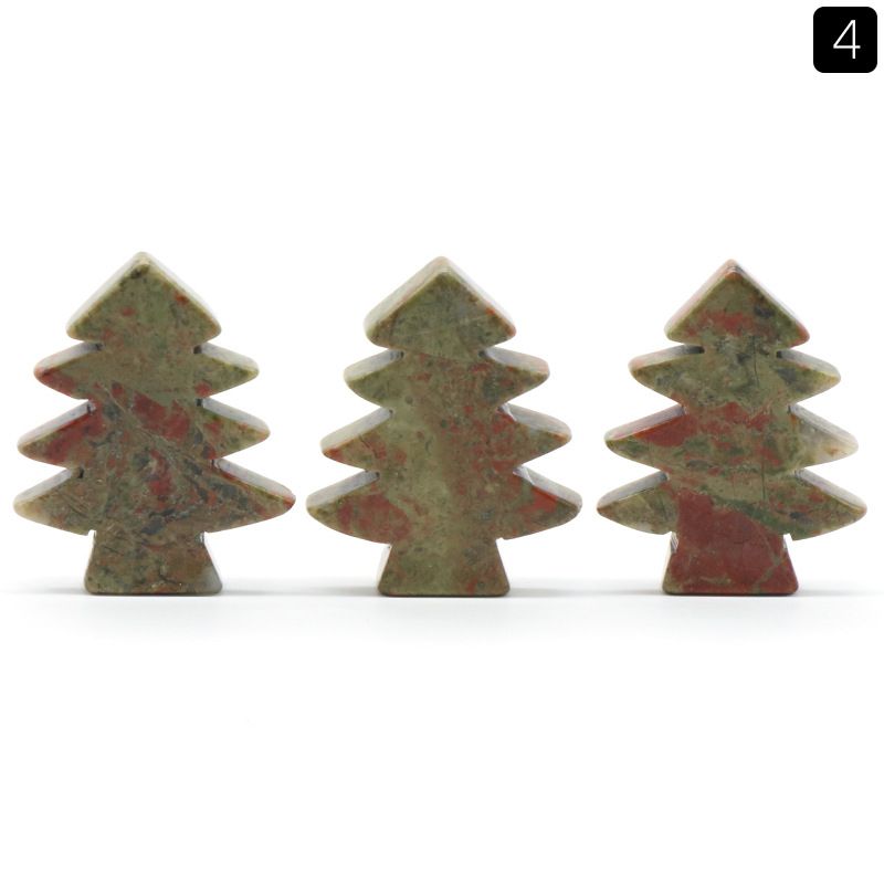1481-Pedra de cristal natural mini árvore de Natal DIY pinheiro pequena árvore de Natal decoração de Natal pequeno presente