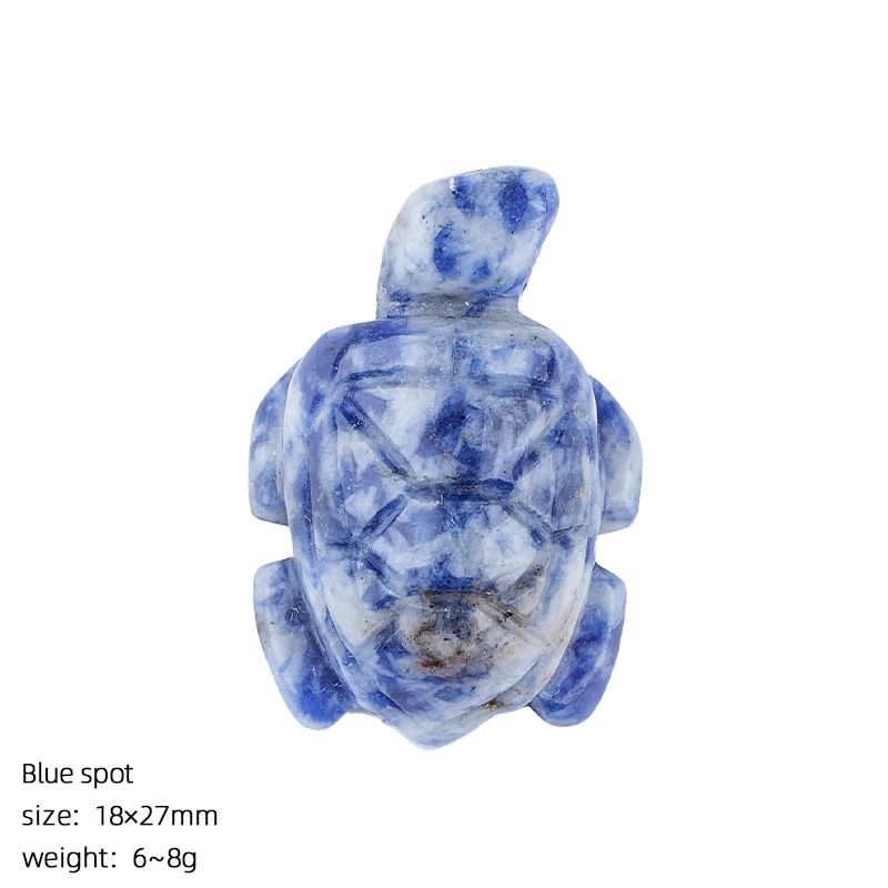 1 polegada ornamento de tartaruga de cristal natural criativo DIY micro paisagem enfeite de mesa ágata jade pequena tartaruga