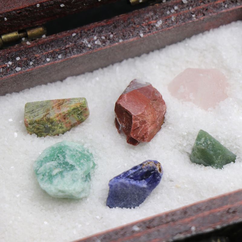 64-Ágata cristal minério espécimes vários minerais jóias geológicas materiais de ensino ciência popular ano novo infantil