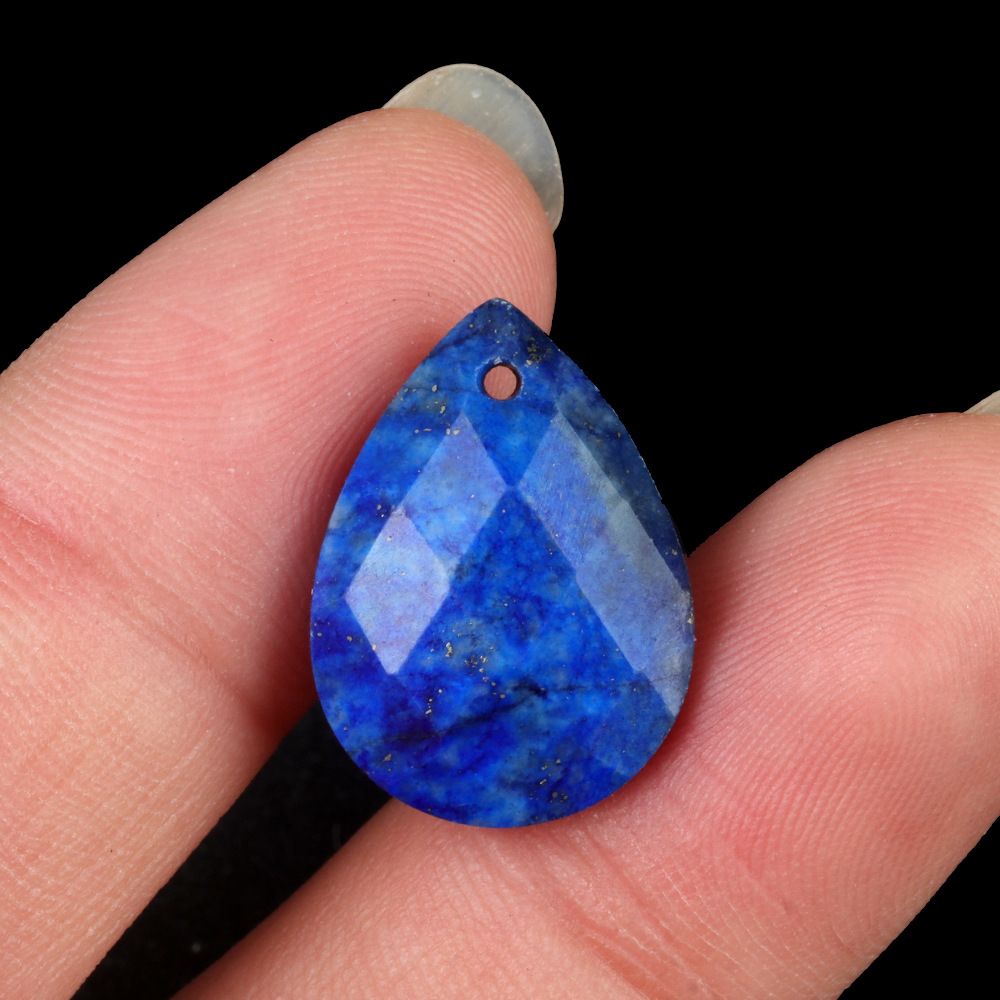 1799-Pedra de ágata de cristal natural 13x18mm pingente de gota de água plana cortada DIY colar brincos acessórios de jóias