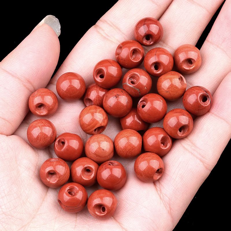 2040-Natural ametista cordão redondo furo lateral fivela de disco de ágata botão de jade Tang roupas Hanfu acessórios de vestuário