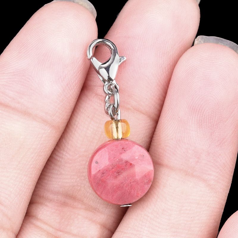 2132-Ágata de cristal natural pedra semi-preciosa seção hexagrama pingente pequeno gotejamento jóias DIY acessórios de jóias