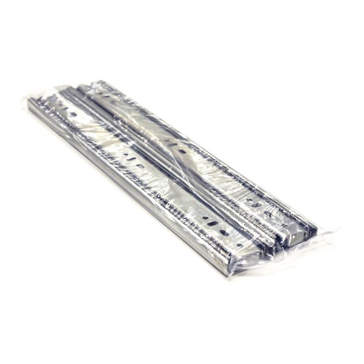 14 in. Side Mount Soft Close Full Extension Ball Bearing Drawer Slide with Installation Screws (1-Pair)