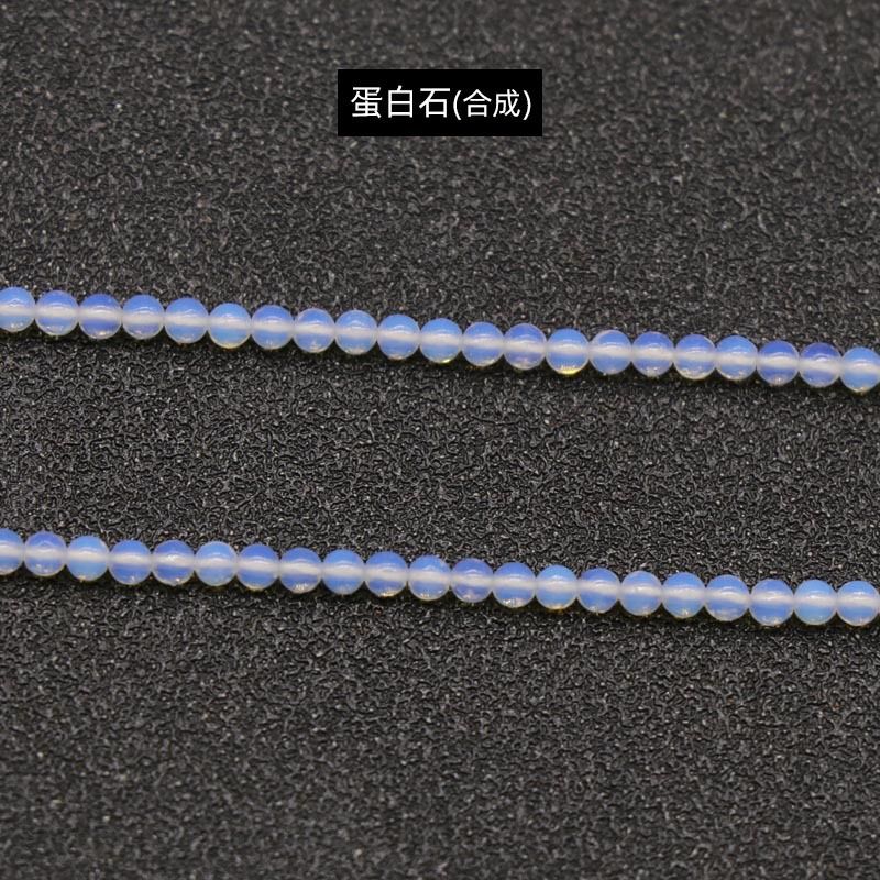 329-Ágata de cristal natural 2mm contas redondas gancho de cabelo material de caminhada pulseira DIY colar acessórios de jóias
