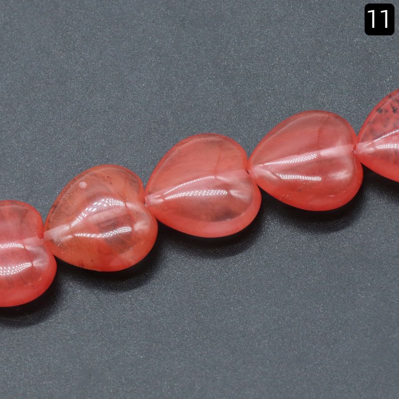 1359-20Mm ágata de cristal de amor pedras semi-preciosas contas soltas pulseira DIY colar brincos acessórios de jóias material