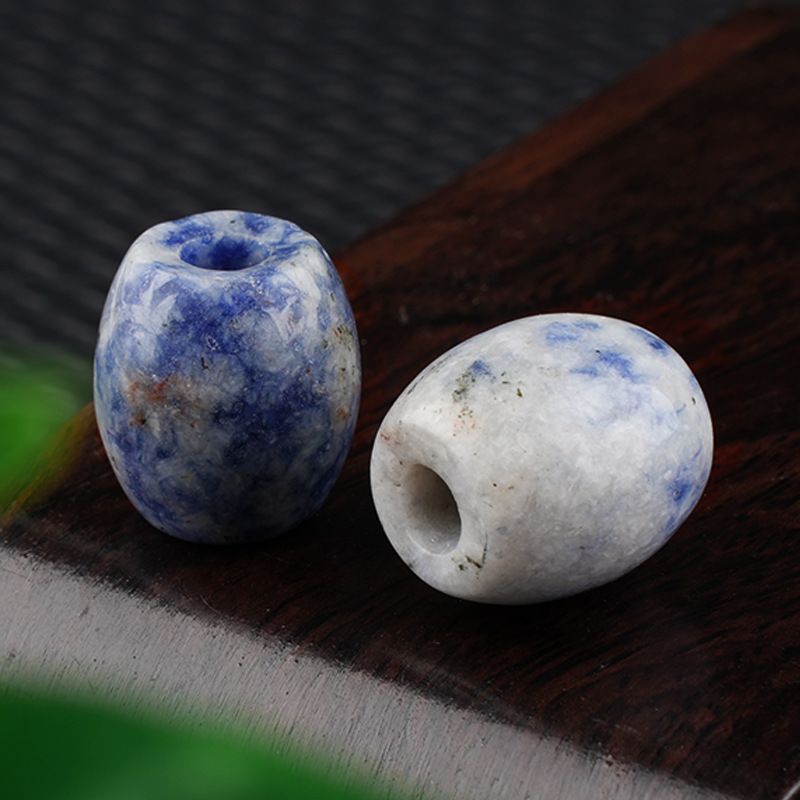 Contas de buraco grande cristal ágata jade balde contas Grande buraco solto contas 16 × 18mm abertura 5mm acessórios de jóias