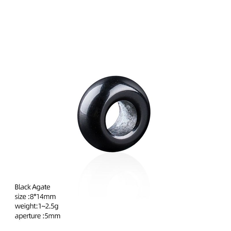 8 * 14Mm grande buraco natural cristal ábaco contas DIY colar colar de roupas de ágata contas soltas contas divisória acessórios de jóias
