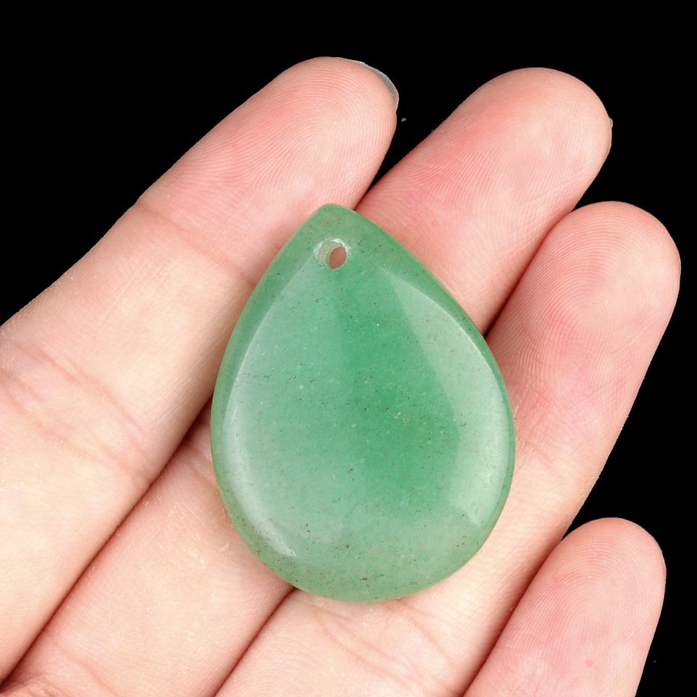 1940-25X33 gota de água pingente de pedra de ágata de cristal natural, cristal de ametista em pó DIY material de pingente de jóias