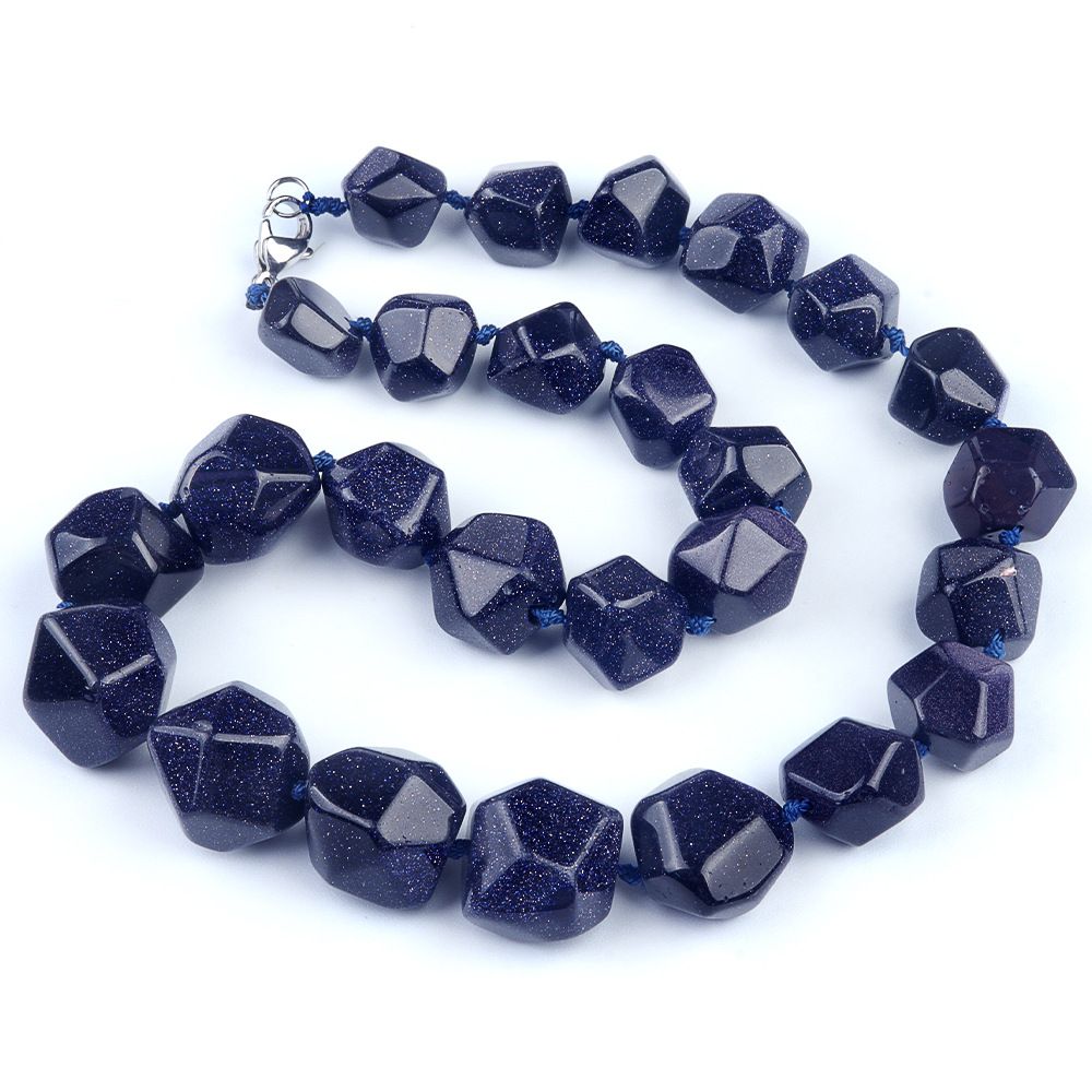 1906-Colar irregular de jade de ágata de cristal natural, pedra bruta polida e polida com colar de forma atada