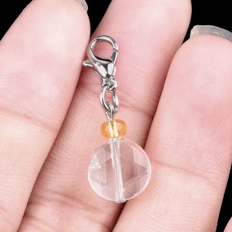 2132-Ágata de cristal natural pedra semi-preciosa seção hexagrama pingente pequeno gotejamento jóias DIY acessórios de jóias