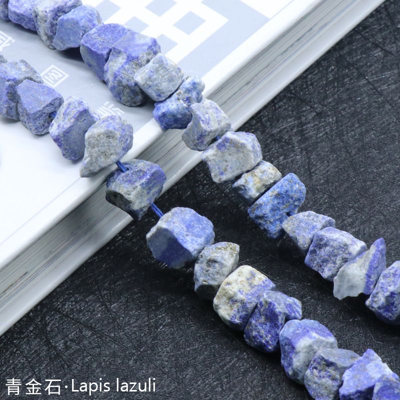 Perfuração de minério de pedra ágata de cristal fluorita, minério de lã com acessórios irregulares de contas soltas DIY