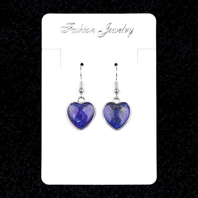 2091-Amethyst agate stone love brincos brincos de pedra preciosa luz luxo