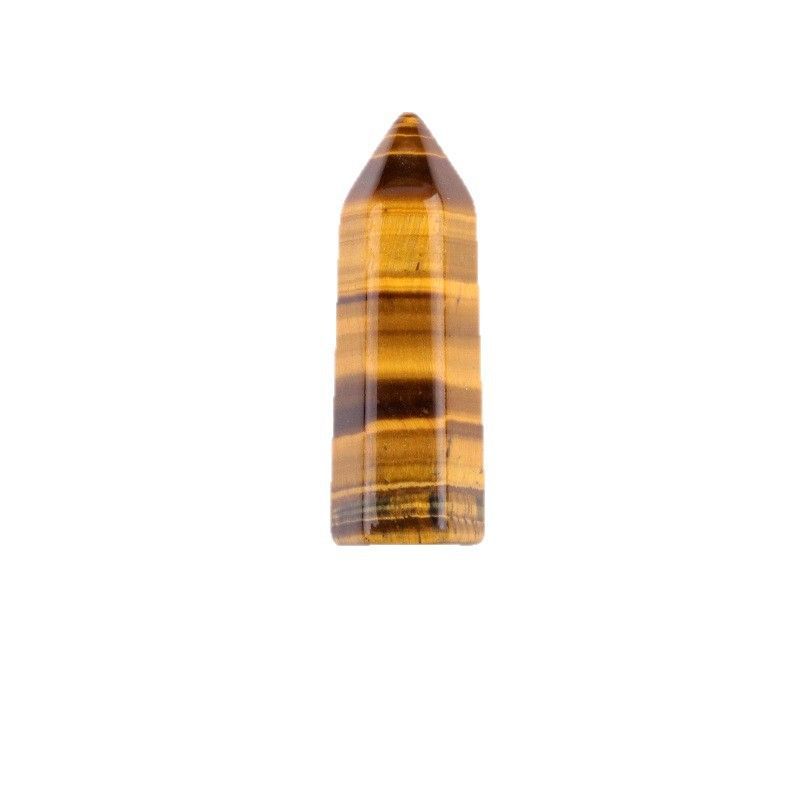 1572-38mm Pó Branco Natural Ametista Coluna Hexagonal de Ponta Única Pedra Bruta Polida Múltiplos Materiais Pedras Preciosas Pilar de Cristal
