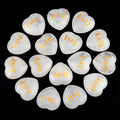1967-Letras de amor de cristal branco MBTI16 tipo personalidade I pessoa E pessoa enfeite de mesa presente do clube estudantil