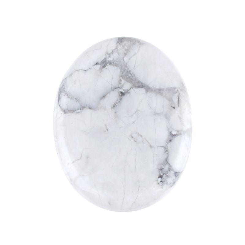 Pedra de cristal natural, prensagem e raspagem de novo produto transfronteiriço 35 * 45 ranhura oval de ágata nepenthes pedra de palma
