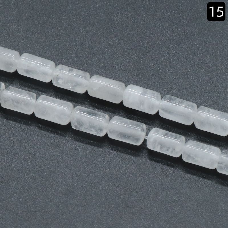 1330-Cristal ágata jade 6 * 10mm cilíndrico solto talão espaçador de tubo redondo talão de balde acessórios DIY vários materiais