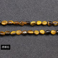 Cristal ágata pedra semi-preciosa em forma de ovo 6 * 8mm oval solto cordão DIY pulseira colar jóias