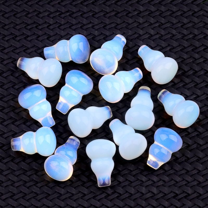 2158-Ágata de cristal 20mm cabaça pequena não porosa contas soltas DIY tecido pequeno cabaça pingente acessórios de jóias
