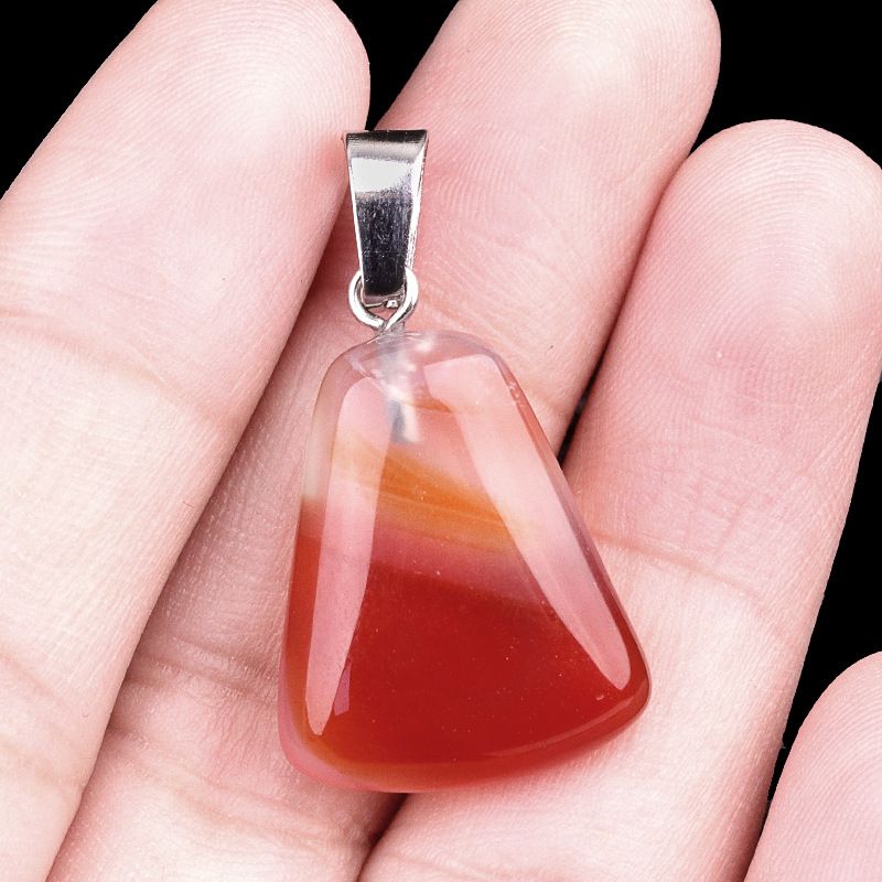 1457-20Mm Pingente Trapezoidal, Cristal Natural Pingente Geométrico Pingente de Pedra Semi-Preciosa Brincos Colar Acessórios