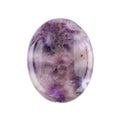 Pedra de cristal natural, prensagem e raspagem de novo produto transfronteiriço 35 * 45 ranhura oval de ágata nepenthes pedra de palma