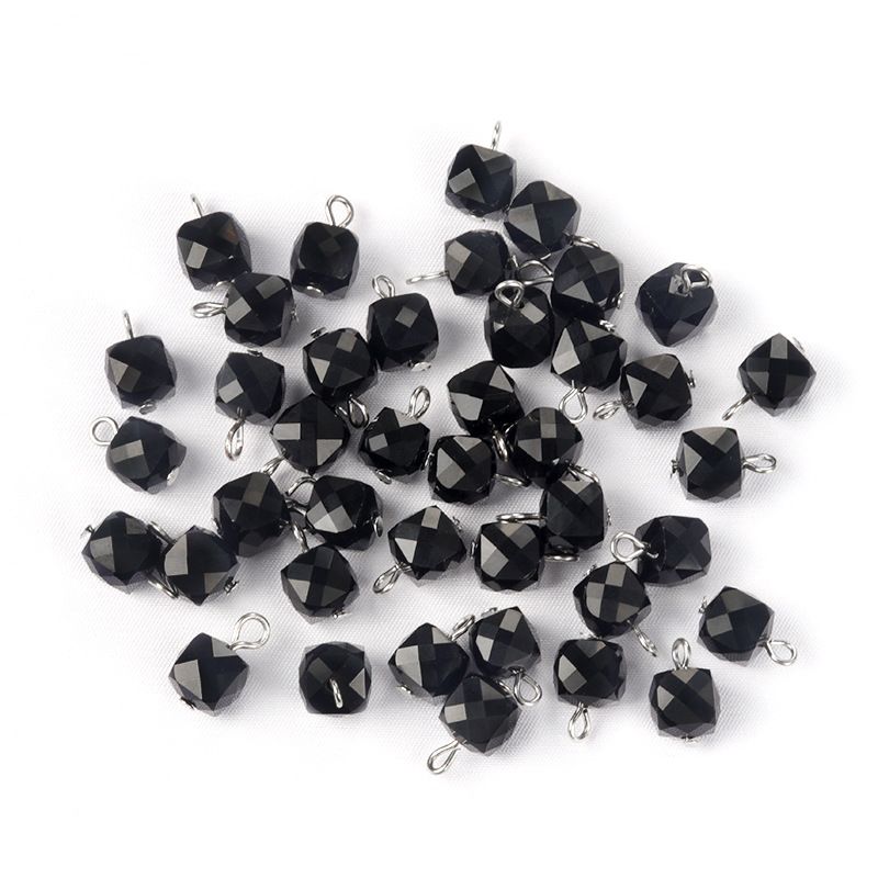 1724-9Mm contas de cristal quadradas cortadas, botões cheongsam Hanfu, acessórios de vestuário Acessórios de jóias DIY
