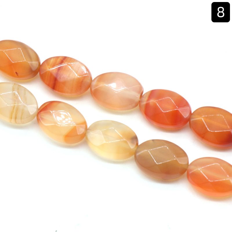 1333-10X14mm corte oval, cristal de ágata pedra semi-preciosa contas soltas em forma de ovo DIY acessórios de jóias frisadas