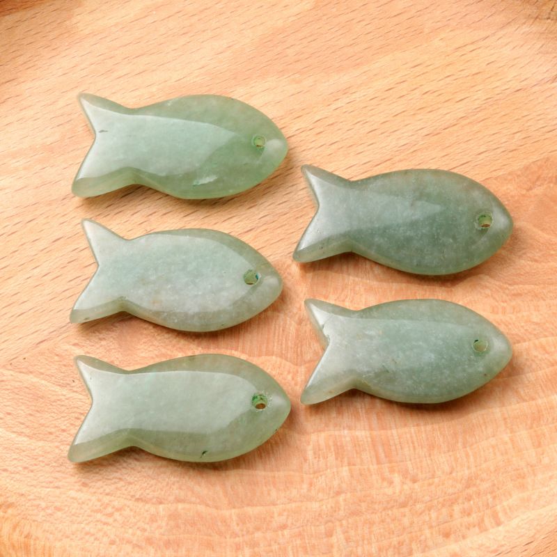 1614-Cristal ágata pedra semipreciosa pingente de peixe pequeno colar DIY saco pingente chaveiro animal acessórios
