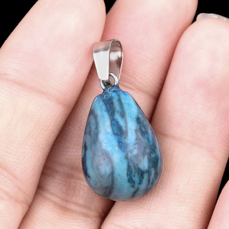 1463-20Mm pingente de gota de água redonda, pedra semi-preciosa natural pingente de gota de água redonda brincos DIY colar acessórios de jóias